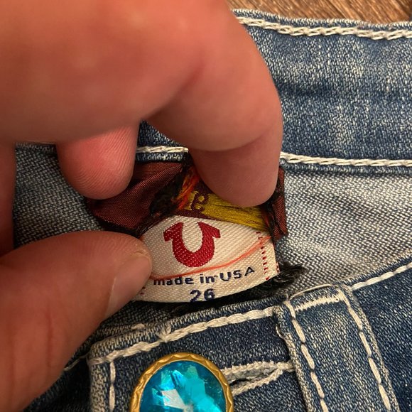 True Religion Billy Crop Jean - Size 26 - Picture 8 of 10